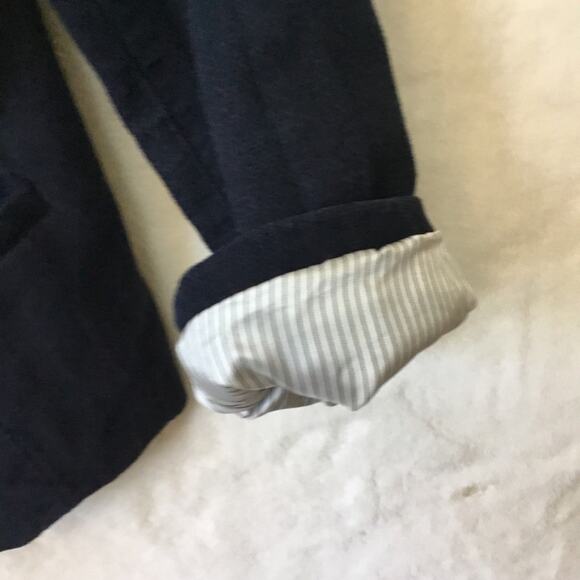 Loft Navy Cropped Lined Blazer - Picture 12 of 12